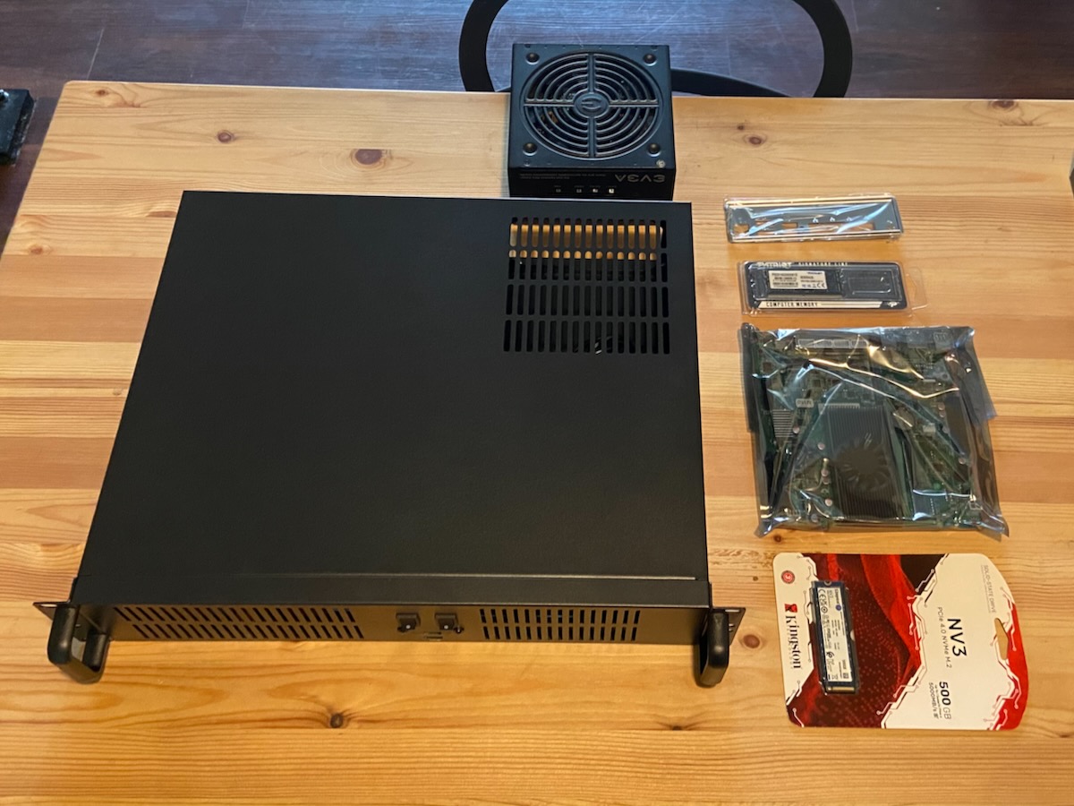 The components of a budget NAS.